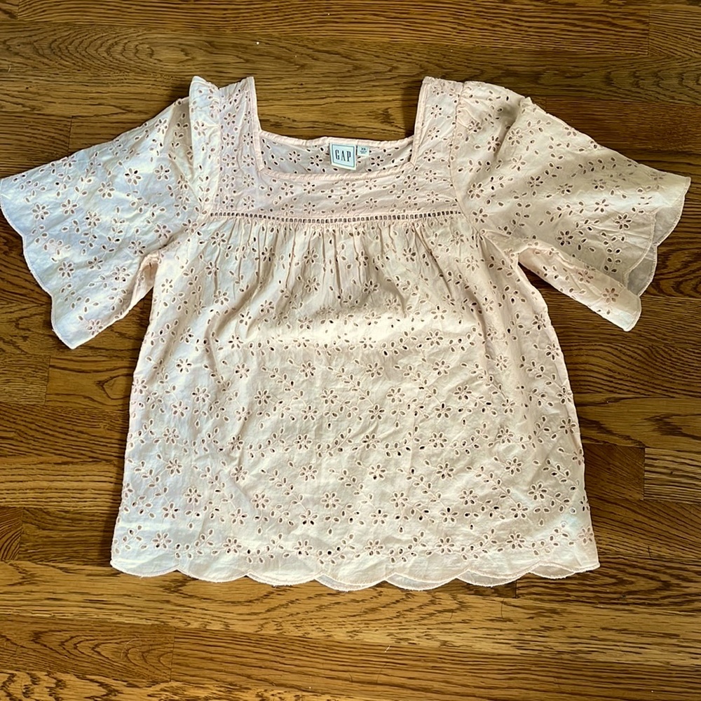 Gap eyelet blouse